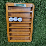 Wooden Golf Ball Display Rack (USED) 35 balls