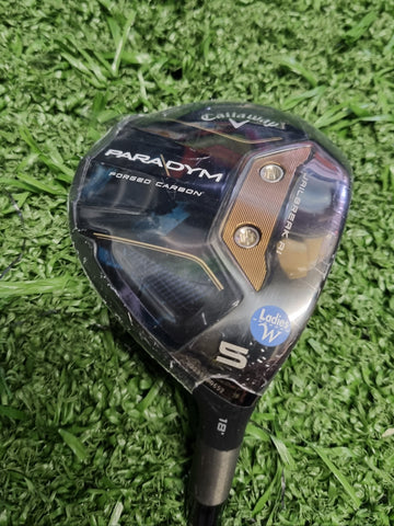 Callaway Paradym #5 Fairway Wood 18 Deg W flex (Ladies)