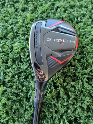 TaylorMade Stealth 2 Hybrid #4 – 22 Deg Regular LEFT (Ex Demo / USED)