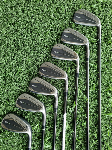 TaylorMade Qi Gunmetal Edition Irons - Steel (4-PW) Ex Demo