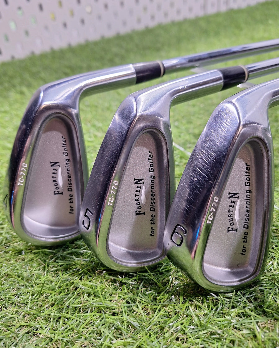 2006 Fourteen TC770 Forged Iron Set 4-PW Regular (USED)