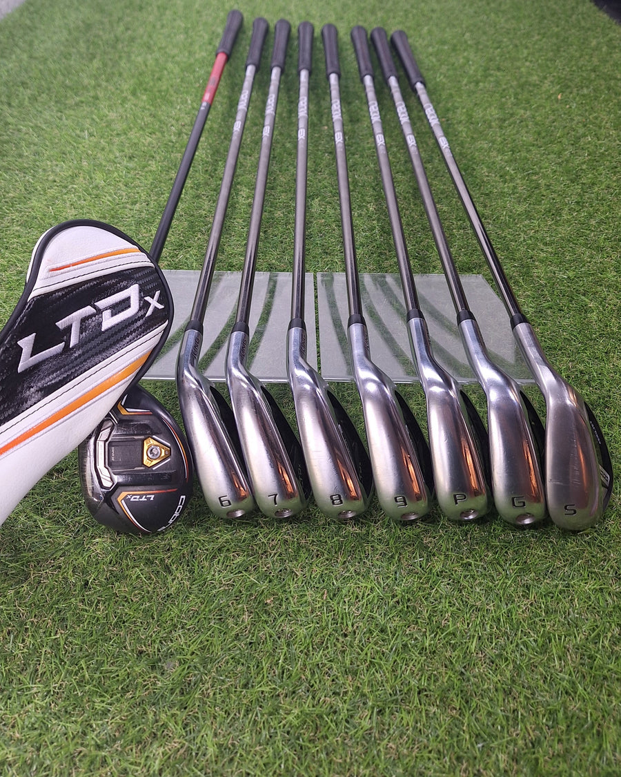 2022 Cobra LTDx Iron Set 5H, 6-PW, GW, SW A Flex (USED)