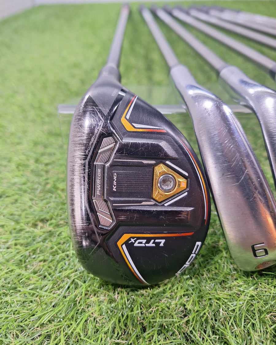 2022 Cobra LTDx Iron Set 5H, 6-PW, GW, SW A Flex (USED)