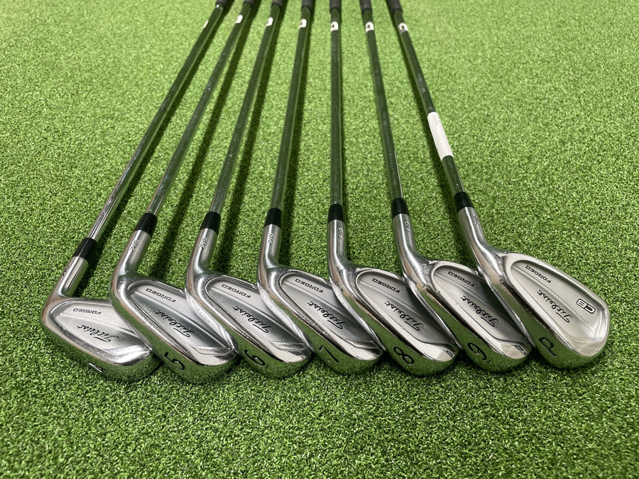 2015 Titleist CB 716 4-9, PW Iron Set - clubface