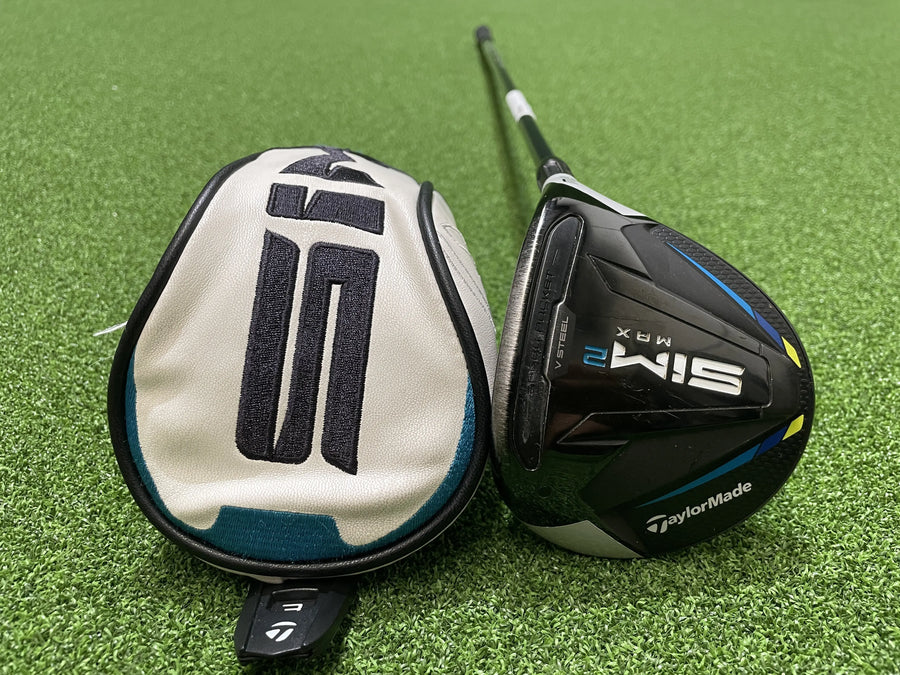 2021 TaylorMade Sim 2 Max 15° 3 Wood With Headcover (USED) - front view