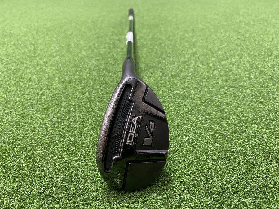 Adams Golf IDEA Tech V4 #4 Hybrid 22° Stiff (USED) - clubface