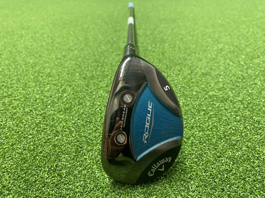 2018 Callaway Rogue #5 Hybrid 27° Ladies (USED) - clubface
