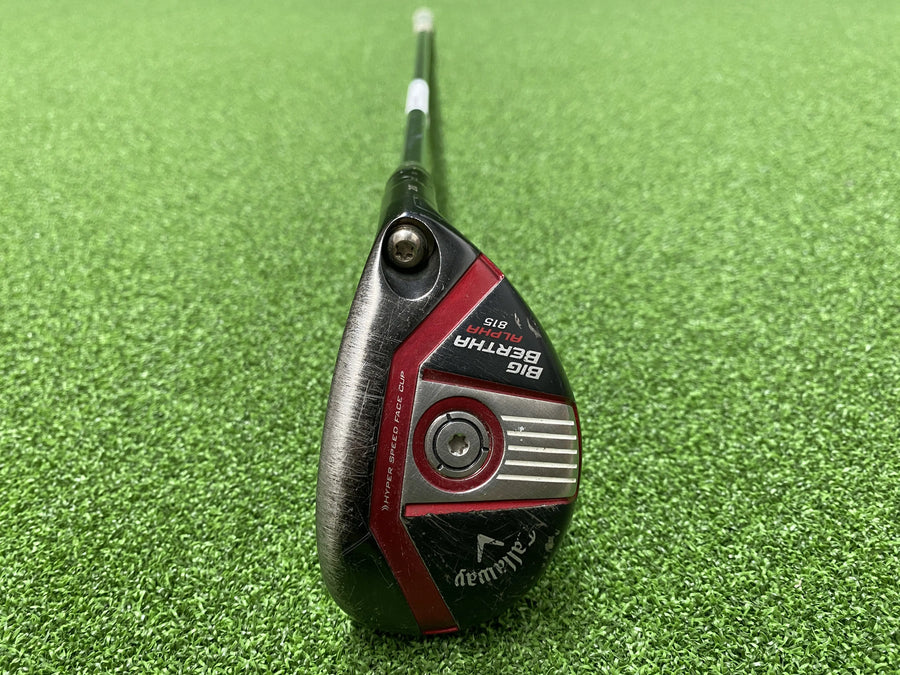 Callaway Big Bertha Alpha 815 #3 Hybrid 20° Stiff (USED) - clubface