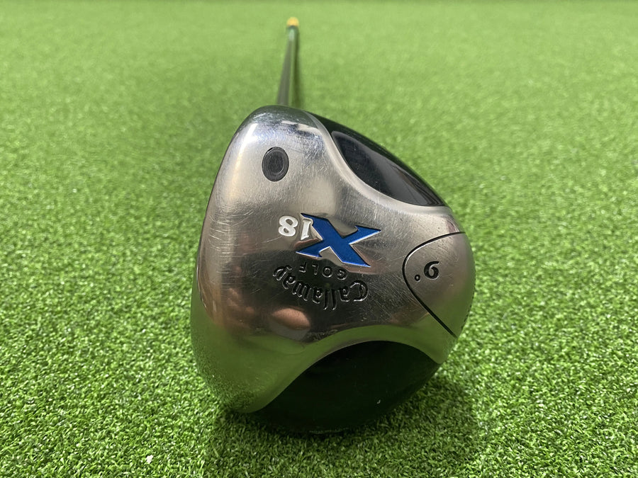 Callaway X-18 Driver 9° Stiff (USED) - clubface