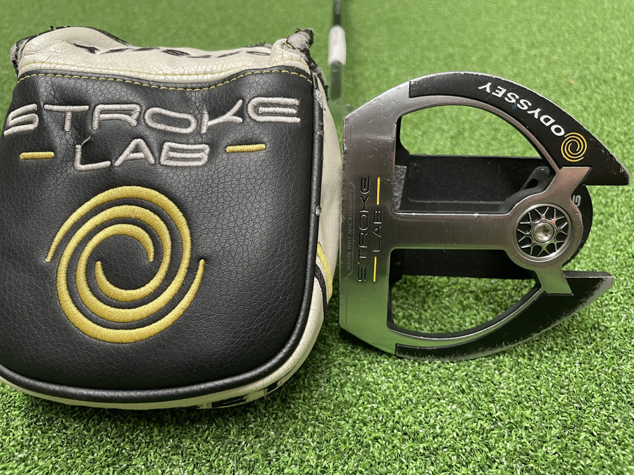 2019 Odyssey Stroke Lab 2-Ball Fang 34" Putter With Headcover - clubface