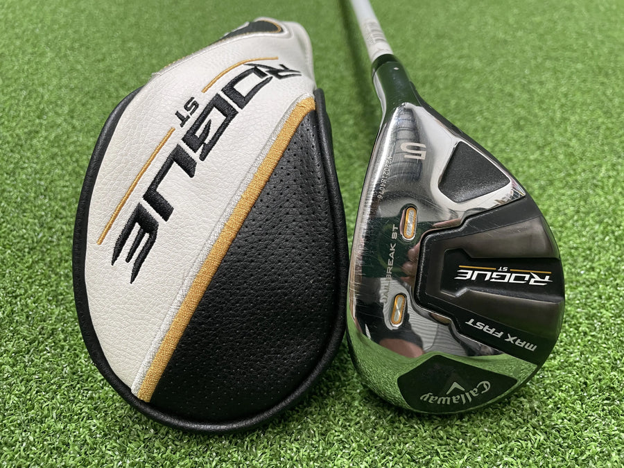 2022 Callaway Rogue ST Max Fast 24° Ladies 5 Hybrid With Headcover (USED) - front view
