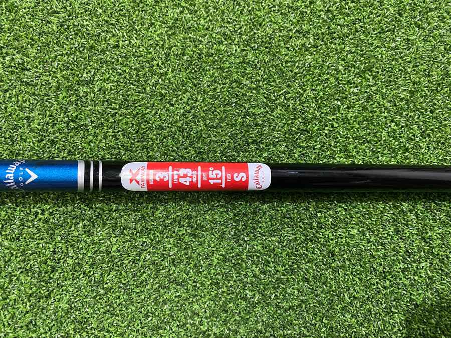 2006 Callaway X 15° 3 Wood (USED) - shaft detail