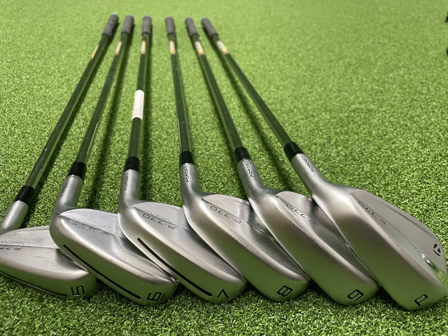 2023 TaylorMade P770 5-9, PW Iron Set (USED) - full set view