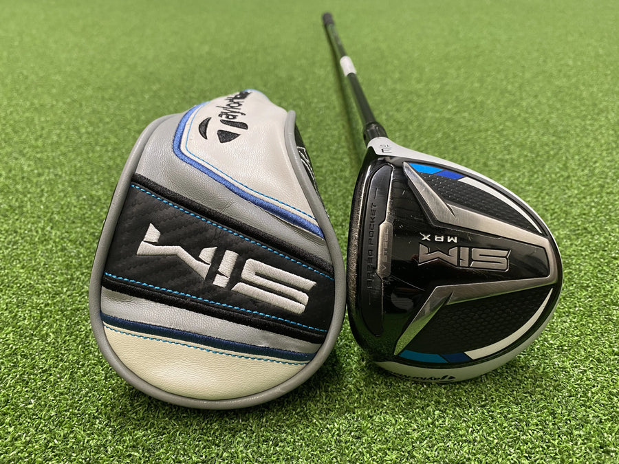 2020 TaylorMade SIM Max 15° 3 Wood With Headcover (USED) - front view