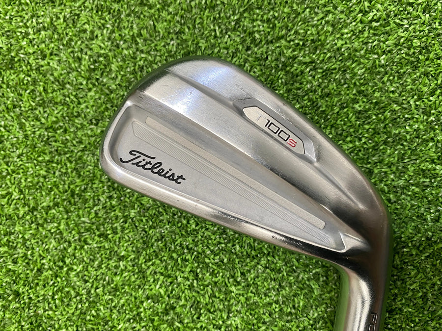 Titleist T100s Iron Set 5-PW Stiff (USED) - shaft detail