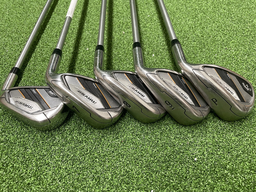 2020 Callaway Mavrik Max 6-9, PW Iron Set - clubface