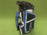 Malbon Blue/White Leather 4-Way Stand Bag (USED)