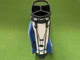 Malbon Blue/White Leather 4-Way Stand Bag (USED)