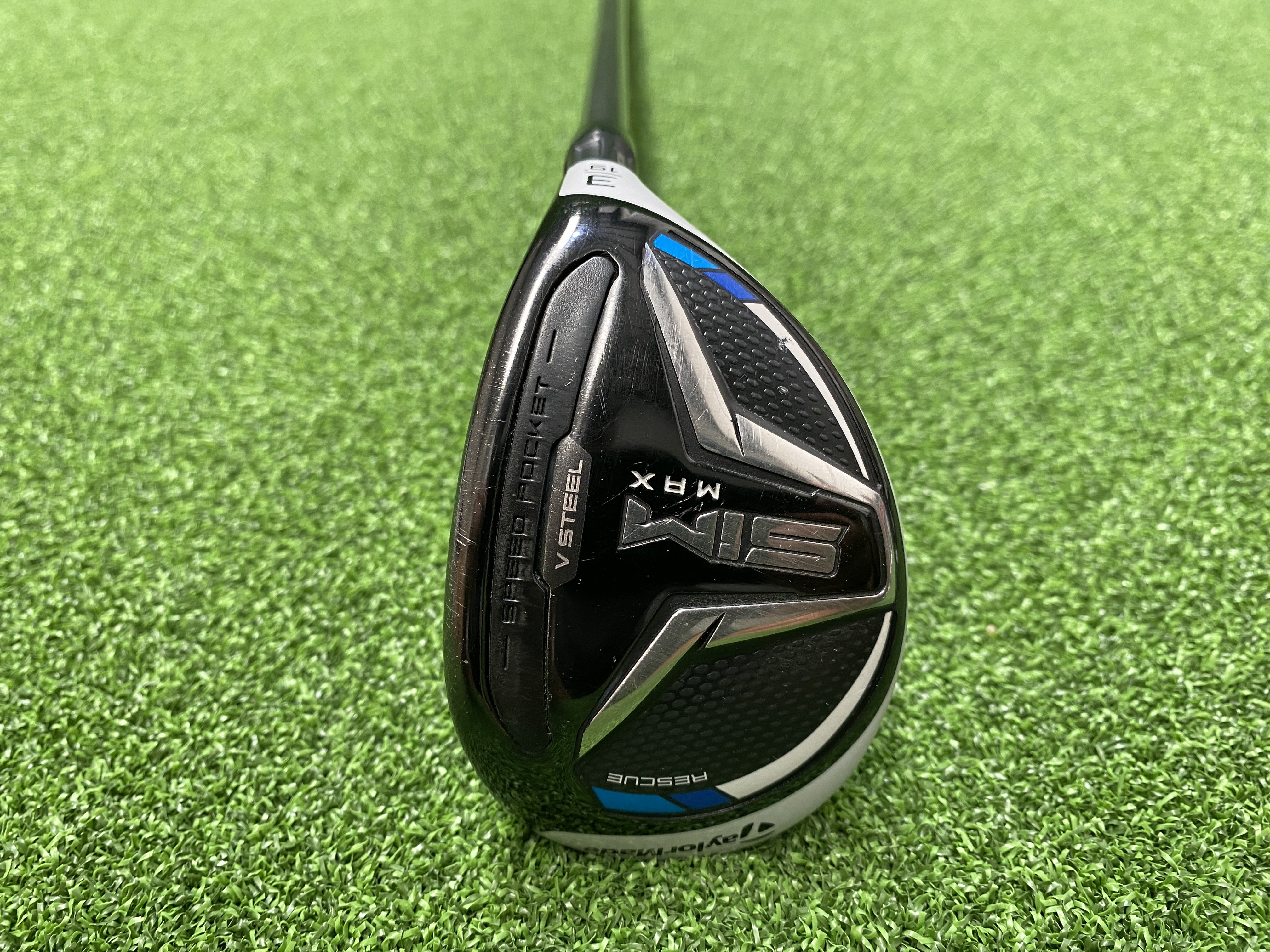 2020 TaylorMade SIM Max 3 Hybrid 19° Stiff (USED) - Golf Clearance