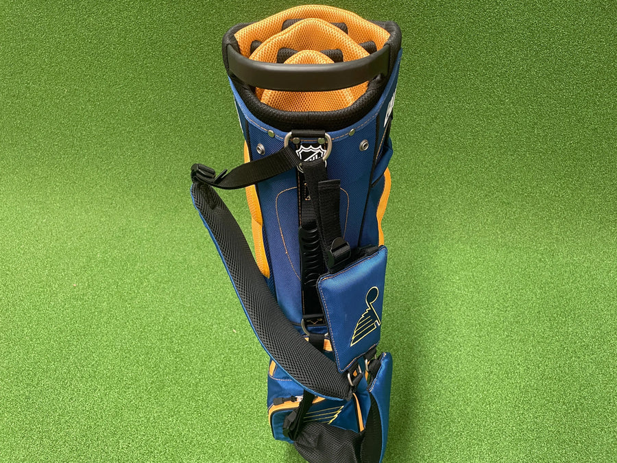 ST. Louis Blues 14-Way Stand Bag (LIKE NEW) - side view