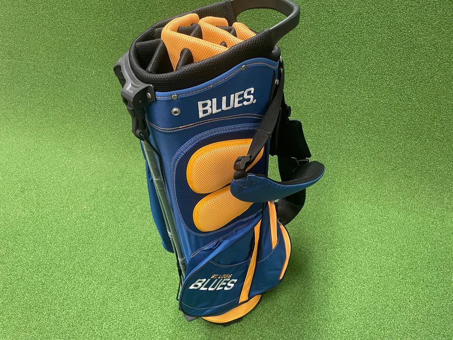 ST. Louis Blues 14-Way Stand Bag (LIKE NEW) - top divider