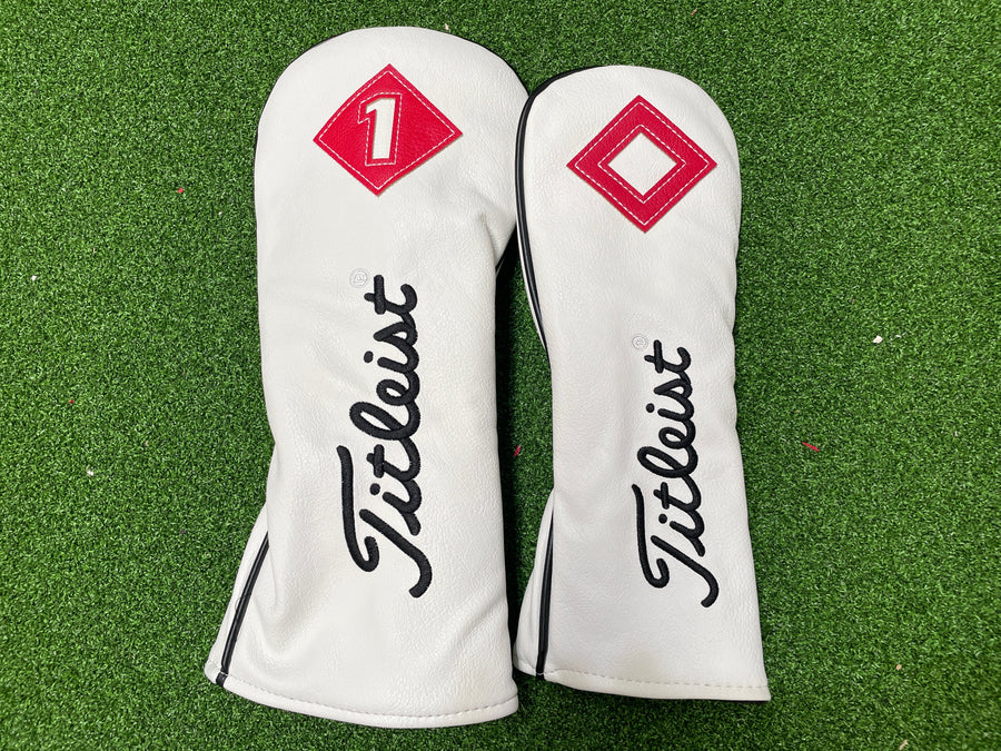 Titleist Headcovers - White Titleist