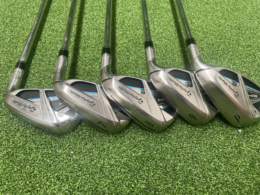 2020 TaylorMade SIM Max 6-9, PW Iron Set - clubface