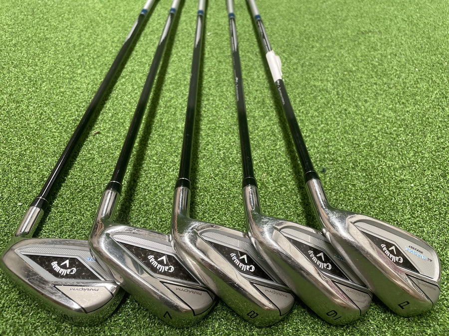 2023 Callaway Paradym Ai Smoke Max Fast Iron Set - clubface