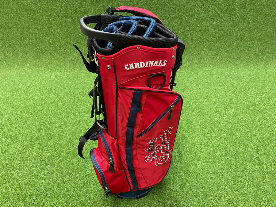 St Louis Cardinals 14-Way Stand Bag (LIKE NEW) - top divider