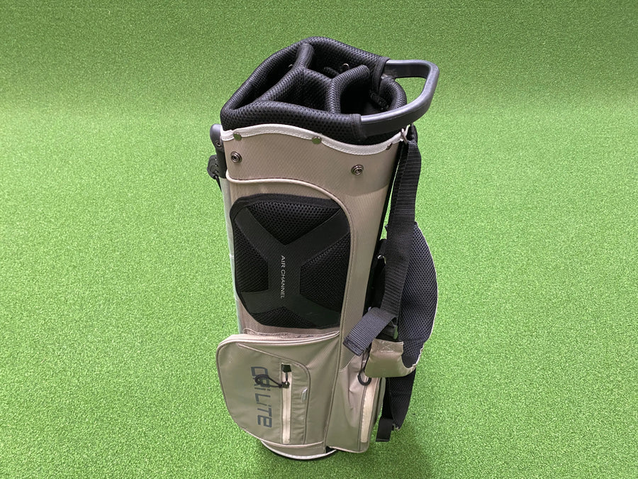 Big Max Dri-Lite Seven Storm 4-Way Stand Bag With Raincover (LIKE NEW) - top divider