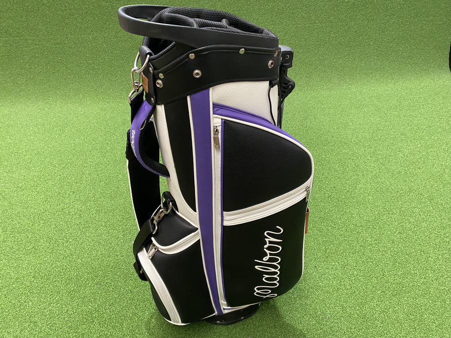 Malbon Leather 4-Way Stand Bag (USED) - front view