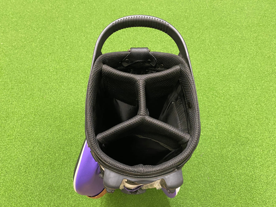 Malbon Leather 4-Way Stand Bag (USED) - stand legs