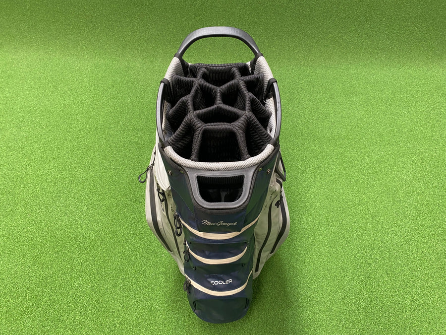 MacGregor 14-Way Cart Bag (LIKE NEW) - wheels detail