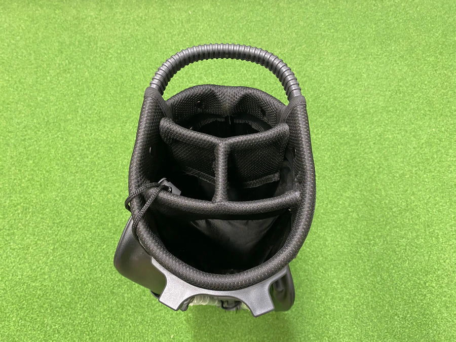 Robin Black Leather 4-Way Stand Bag (LIKE NEW) - back view