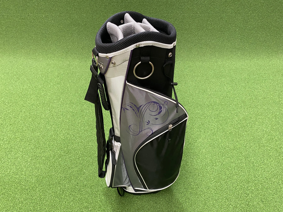 TiTech 6-Way Cart Bag With Raincover (EXCELLENT) - front view