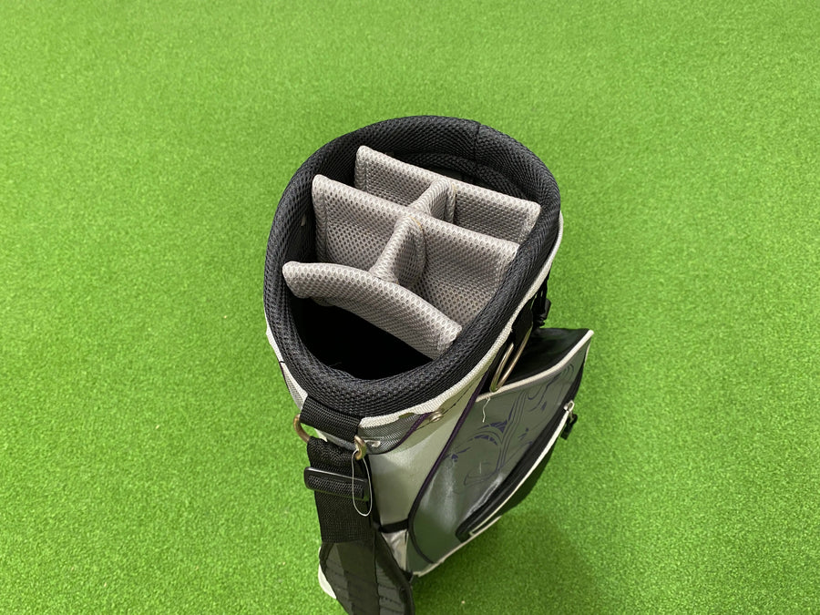 TiTech 6-Way Cart Bag With Raincover (EXCELLENT) - pockets