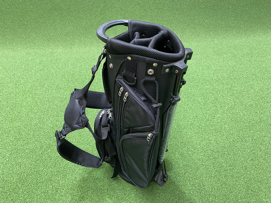 Black Fabric Junior 4-Way Stand Bag (LIKE NEW) - front view