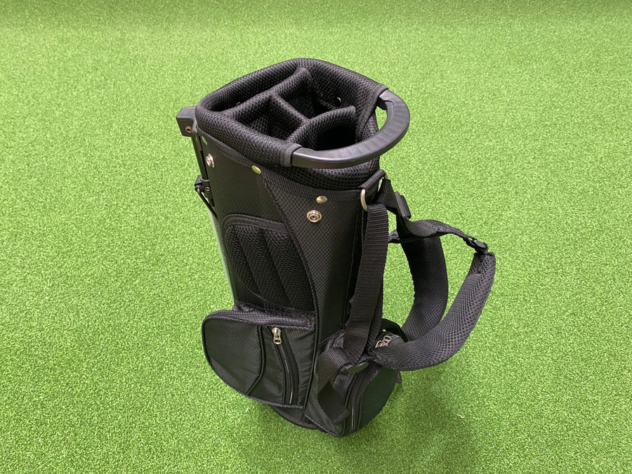 Black Fabric Junior 4-Way Stand Bag (LIKE NEW) - top divider