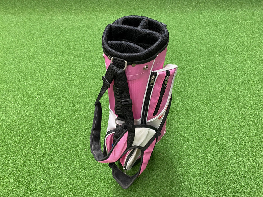 Tigeroar Junior Pink Stand Bag (LIKE NEW) - side view