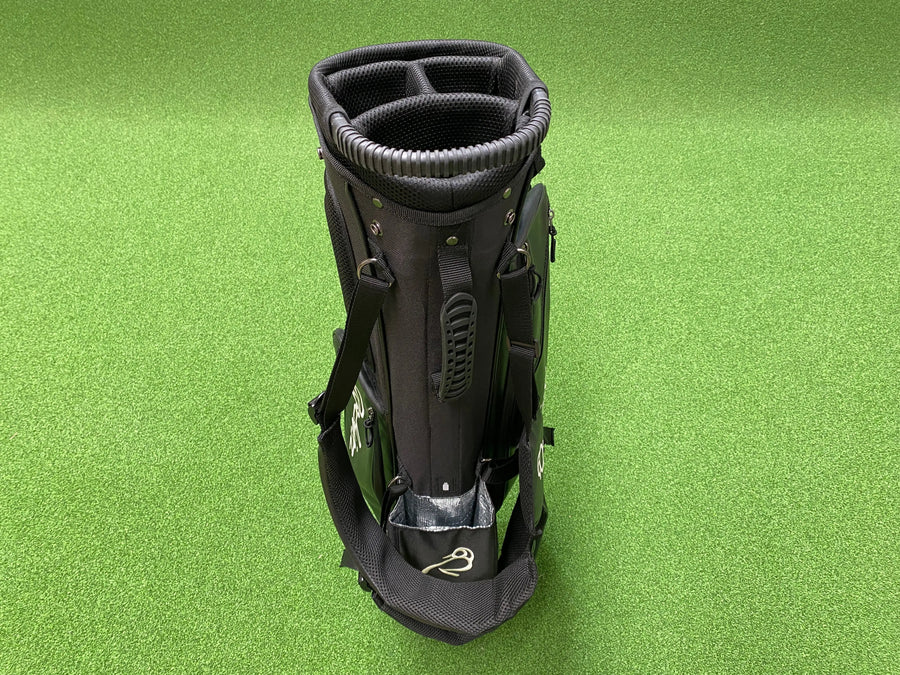Robin Black Leather 4-Way Stand Bag (LIKE NEW) - side view