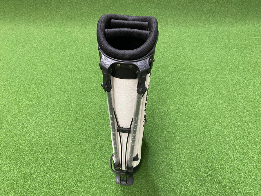 Malbon Black/White 3-Way Stand Bag (USED) - pockets