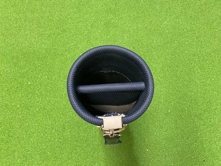 Hazzys Navy Range Bag With Cover - pen mark detail