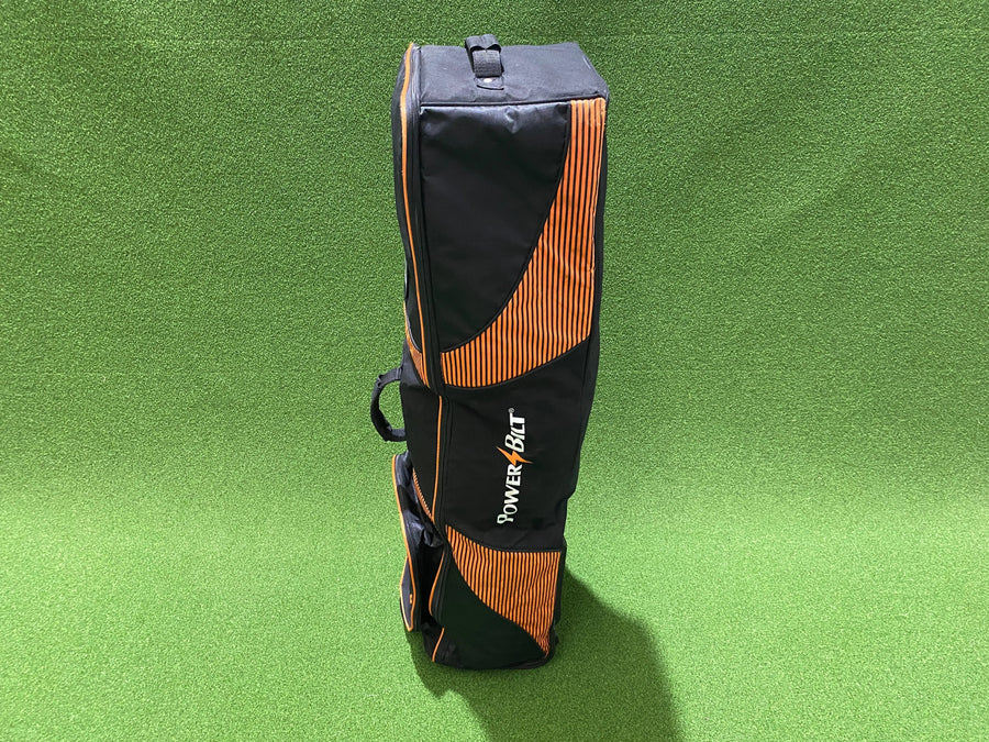 PowerBilt Black/Orange Travel Bag - side view