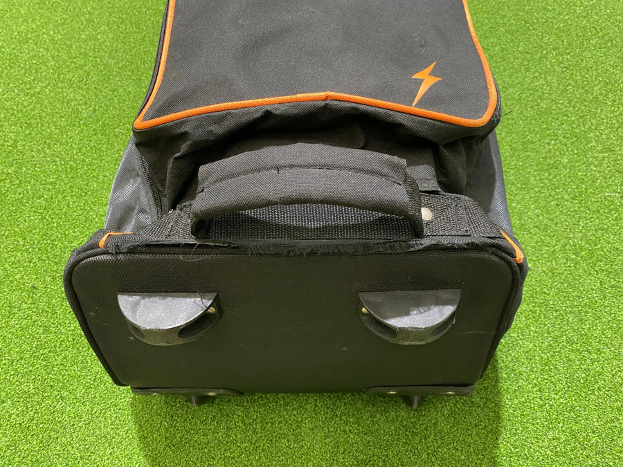 PowerBilt Black/Orange Travel Bag - back view