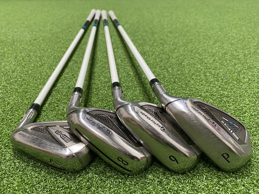 2021 TaylorMade SIM 2 Max Ladies 7-9, PW Iron Set - front view