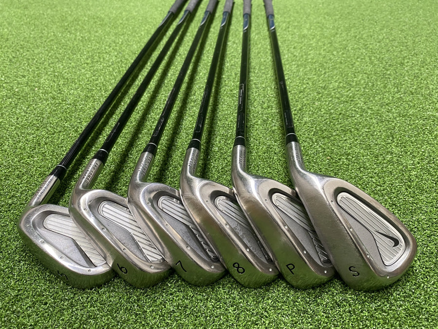 Nike Pro Combo 5-8, PW, SW Iron Set (No 9 Iron) - front view
