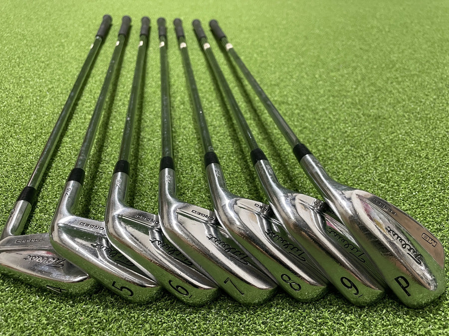 Titleist MB 716 Forged 4-PW Iron Set Stiff (USED) - full set