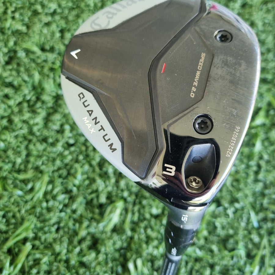 Callaway Quantum Max #3 Fairway 15° Stiff (Ex Demo) - crown