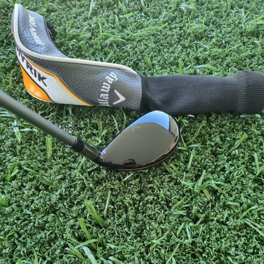 Callaway Mavrik Hybrid #3 Stiff Right Handed (USED) - headcover