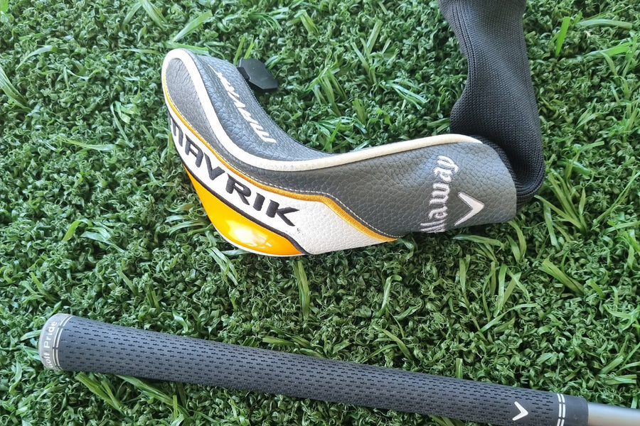 Callaway Mavrik Hybrid #3 Stiff Right Handed (USED) - headcover and grip